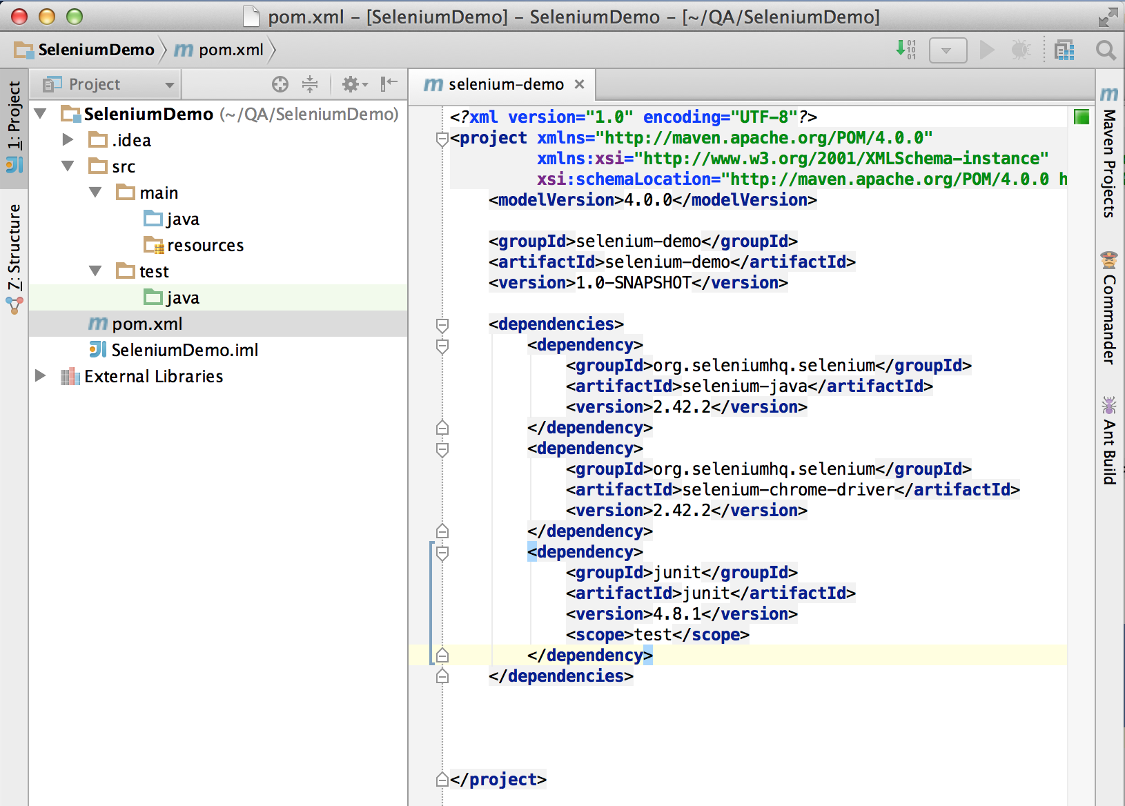 IDEA Screenshot